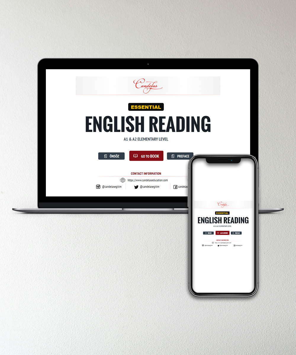 Essential English Reading A1-A2 Elementary Level Interactive E-Book