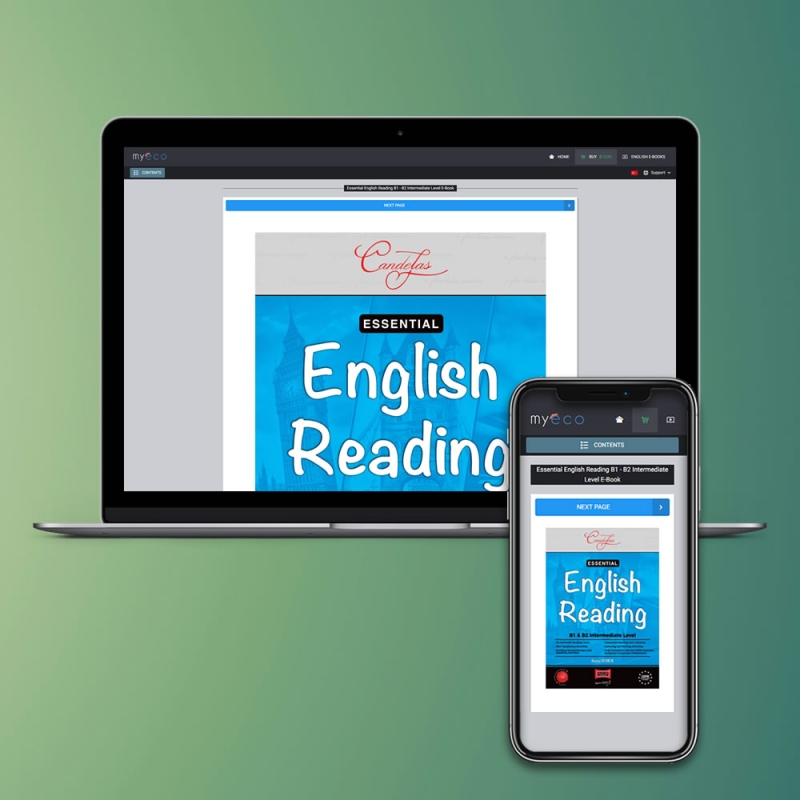 Essential English Reading B1 - B2 Intermediate Level E-Book